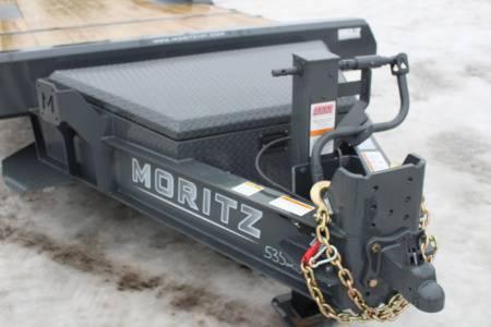 New 2026 Moritz 7' x 16' + 6' Low Pro - Gravity Tilt - Tilt Trailer - 22900# GVW