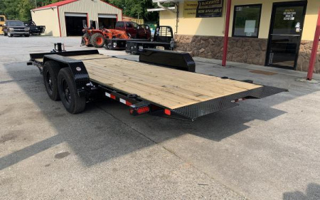 New 2025 Big Tex Trailers 14TL 83" x 22 (16 + 6) Heavy Duty Tilt Bed Trailer Tilt Trailer