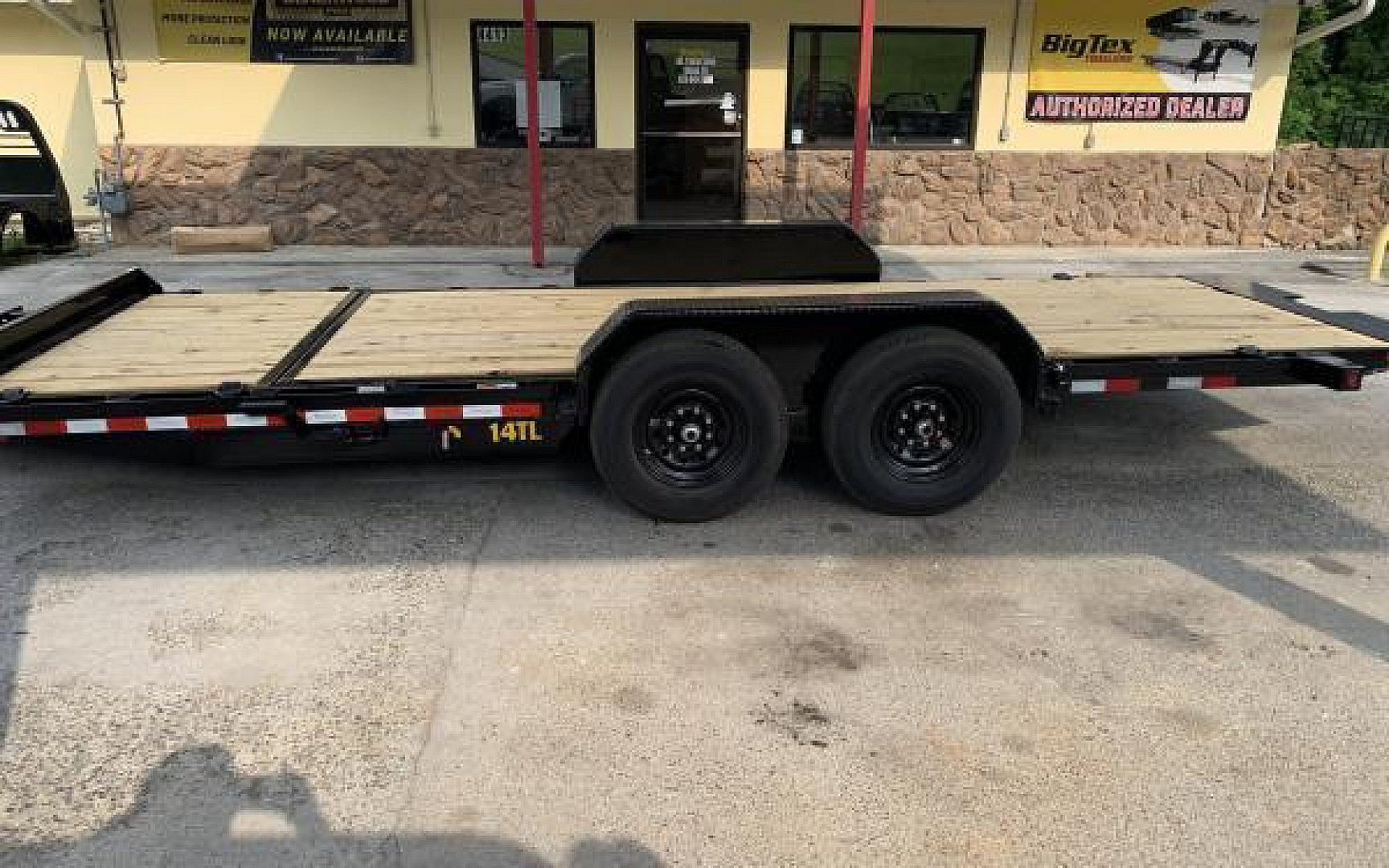 New 2026 Big Tex Trailers 14TL 83" x 22 (16 + 6) Heavy Duty Tilt Bed Trailer Tilt Trailer