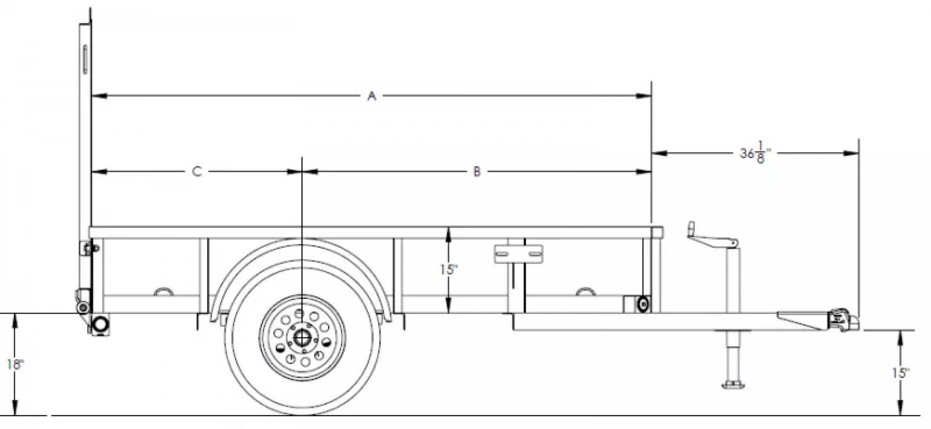 New 2026 Big Tex Trailers 35SA Single Axle Utility Trailer 6'5"x12’ Utility Trailer