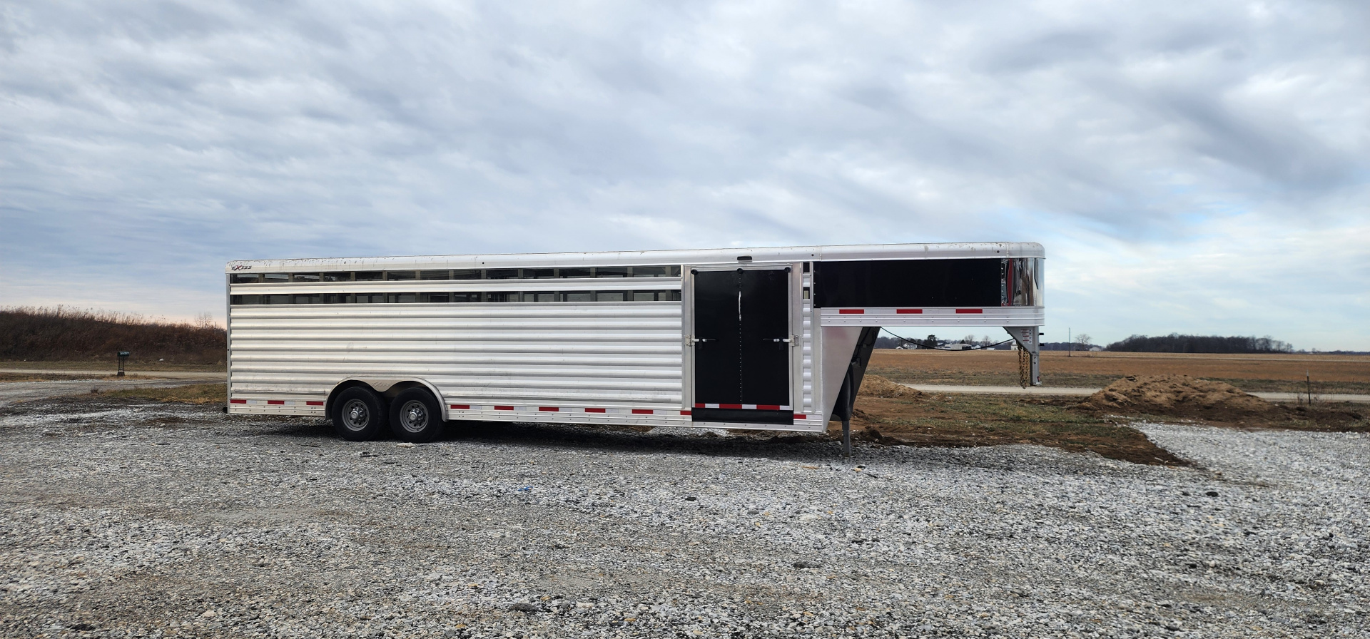 Used 2023 Exiss Trailers STK 8028 Stock Trailer