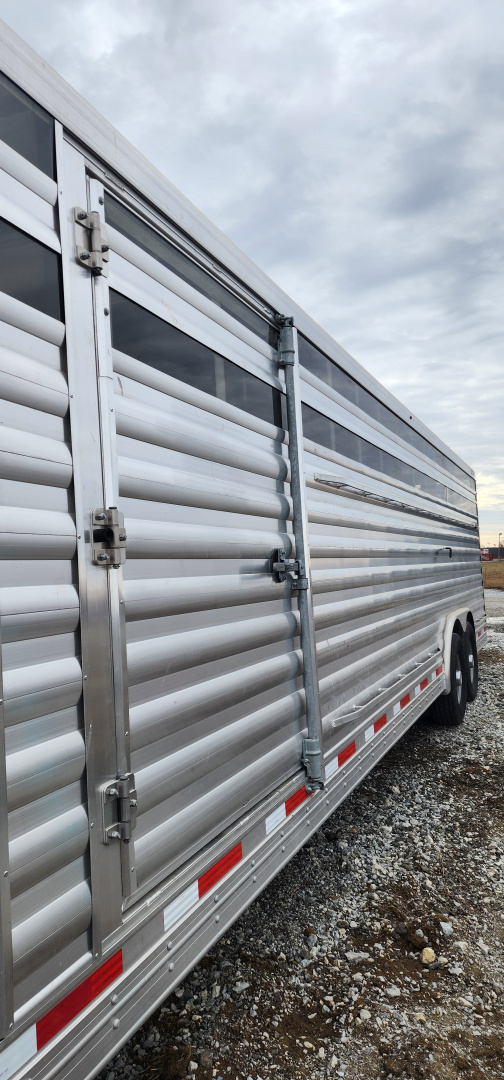 Used 2023 Exiss Trailers STK 8028 Stock Trailer