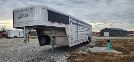 Used 2023 Exiss Trailers STK 8028 Stock Trailer