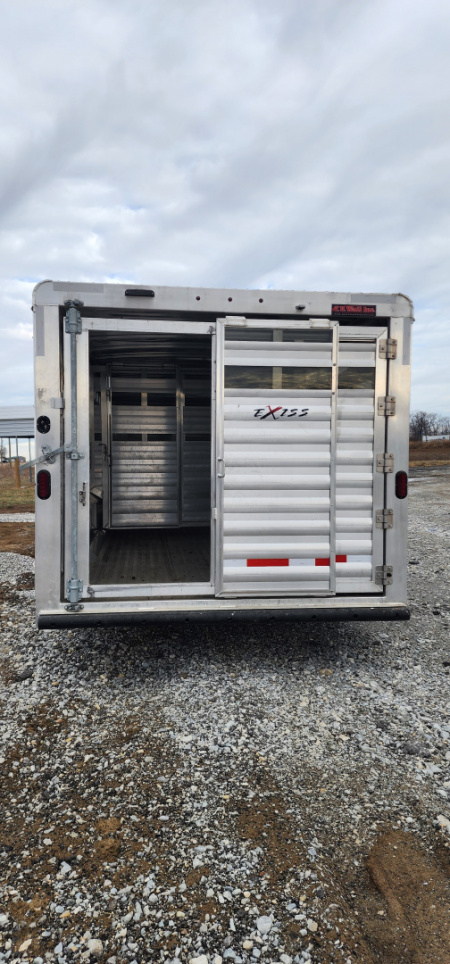 Used 2023 Exiss Trailers STK 8028 Stock Trailer