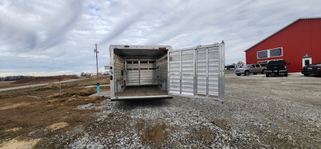 Used 2023 Exiss Trailers STK 8028 Stock Trailer