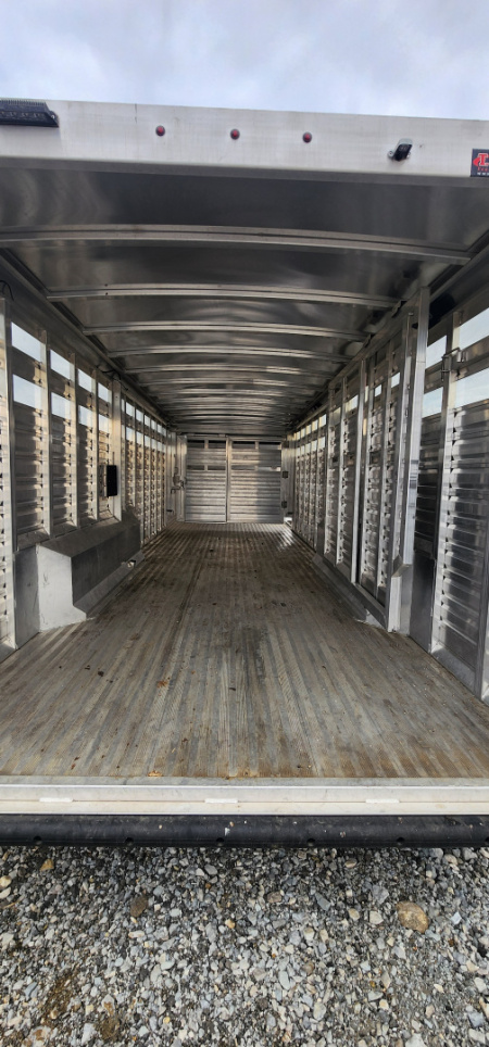 Used 2023 Exiss Trailers STK 8028 Stock Trailer