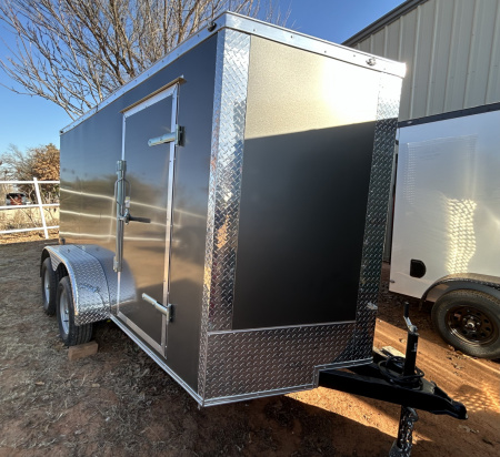 New 2026 Family Trailer 6x12 Tandem Axles Cargo / Enclosed Trailer-Screwless Exterior- Basic Pkg.