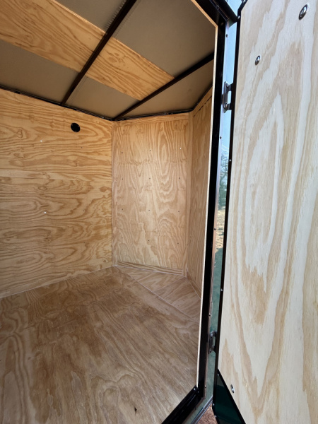 New 2026 Family Trailer 6x12 Tandem Axles Cargo / Enclosed Trailer-Screwless Exterior-Blackout Pkg-Rear Spoiler