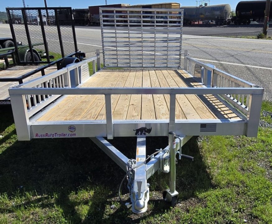 New 2026 Black Rhino 7X14 ATV Trailer w/wood deck