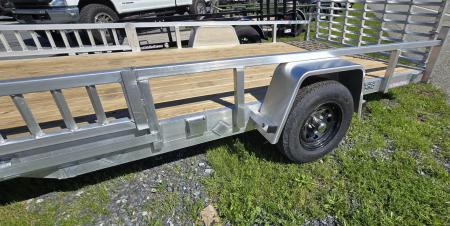 New 2026 Black Rhino 7X14 ATV Trailer w/wood deck