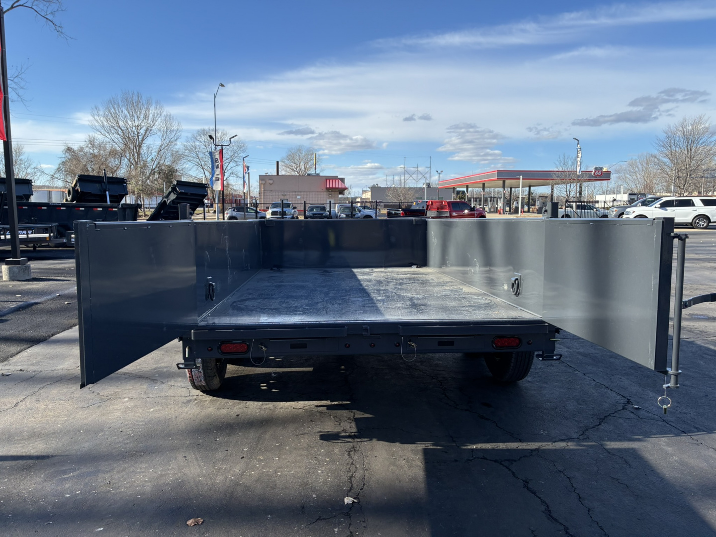 New 2026 Lamar Trailers 83"x12' DT-14K Low Pro Dump Trailer