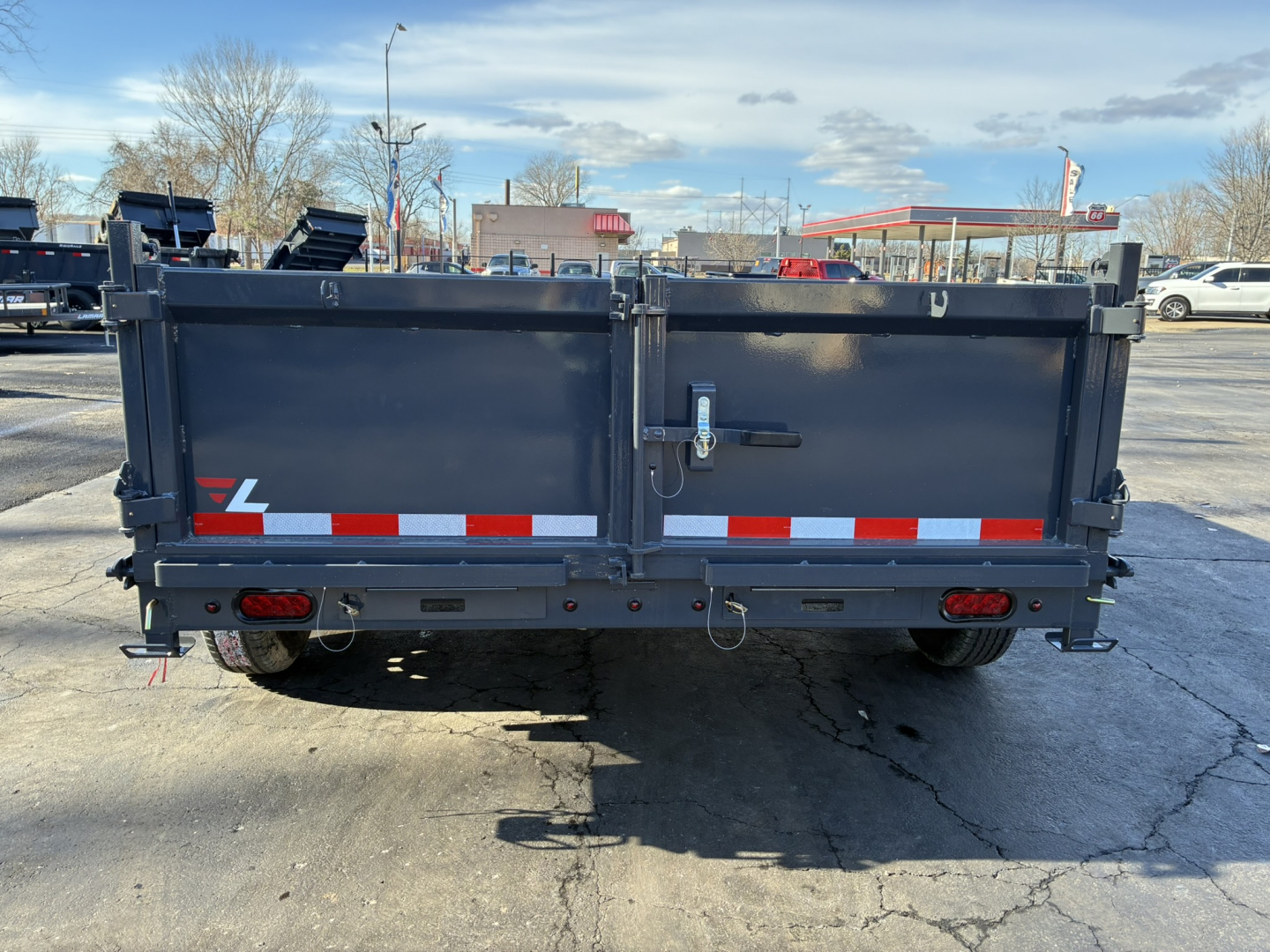 New 2026 Lamar Trailers 83"x12' DT-14K Low Pro Dump Trailer
