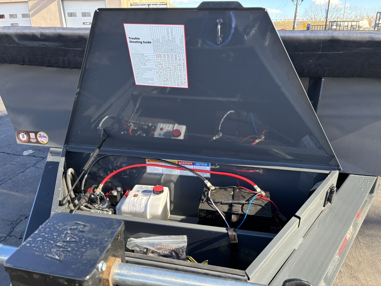 New 2026 Lamar Trailers 83"x12' DT-14K Low Pro Dump Trailer