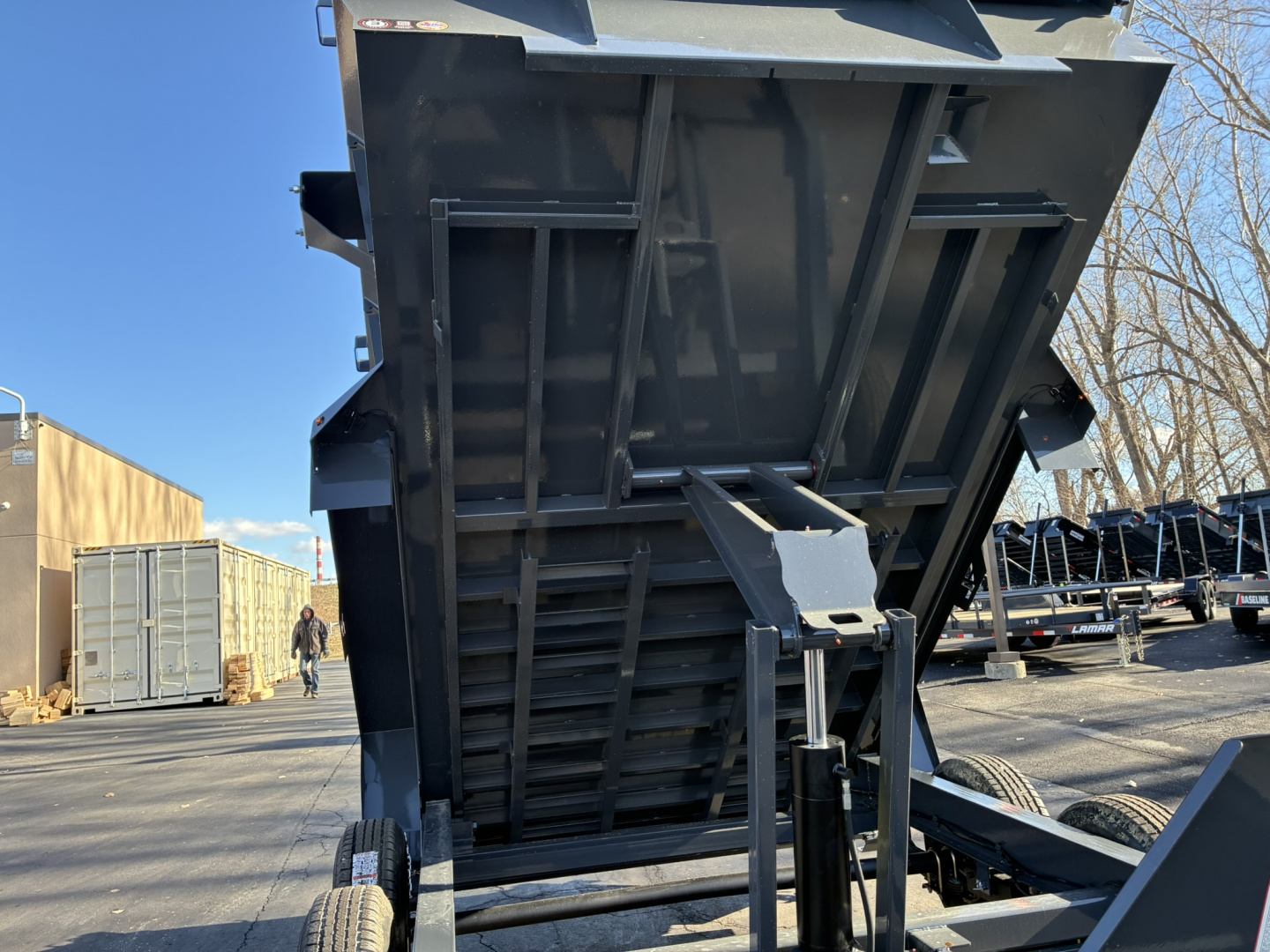 New 2026 Lamar Trailers 83"x12' DT-14K Low Pro Dump Trailer