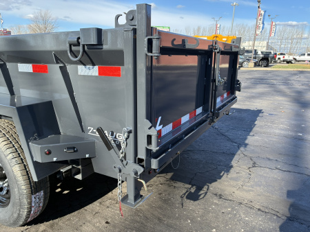 New 2026 Lamar Trailers 83"x12' DT-14K Low Pro Dump Trailer