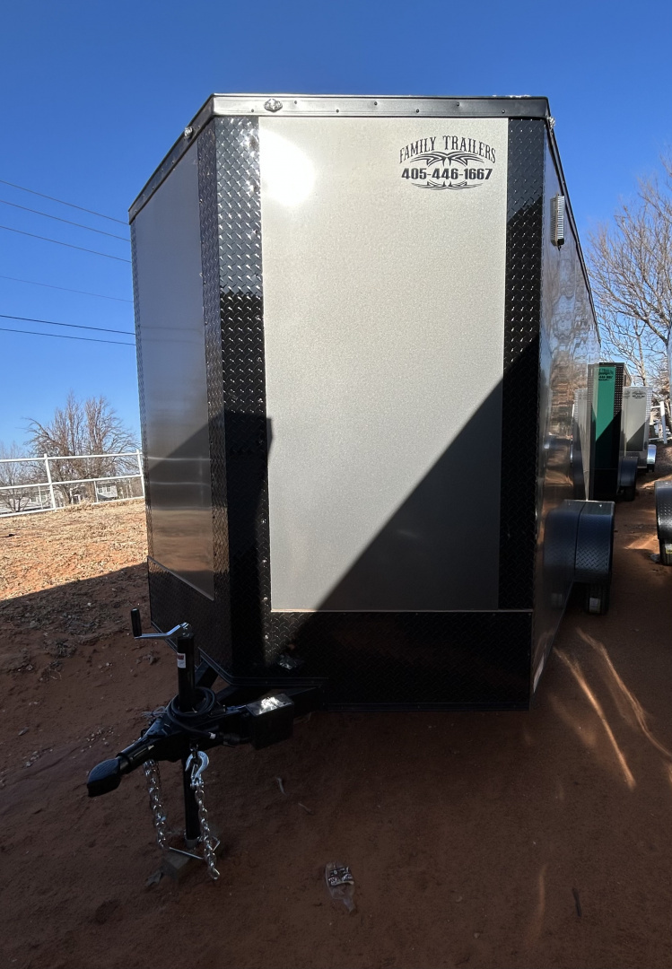 New 2026 Family Trailer 7x16 Tandem Axles Cargo / Enclosed Trailer ...