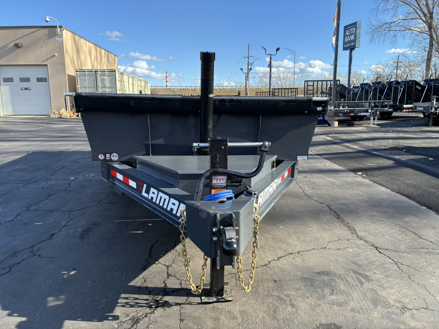 New 2026 Lamar Trailers 77"x12'DT-10K Medium Dump Trailer