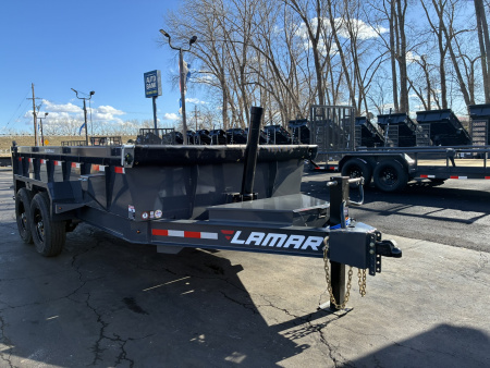 New 2026 Lamar Trailers 77"x12'DT-10K Medium Dump Trailer