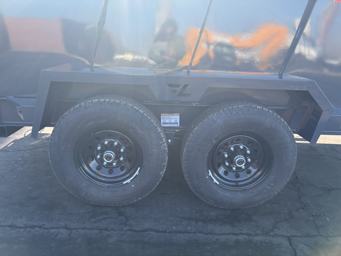 New 2026 Lamar Trailers 83"x14'DT-14K Telescopic Dump Trailer