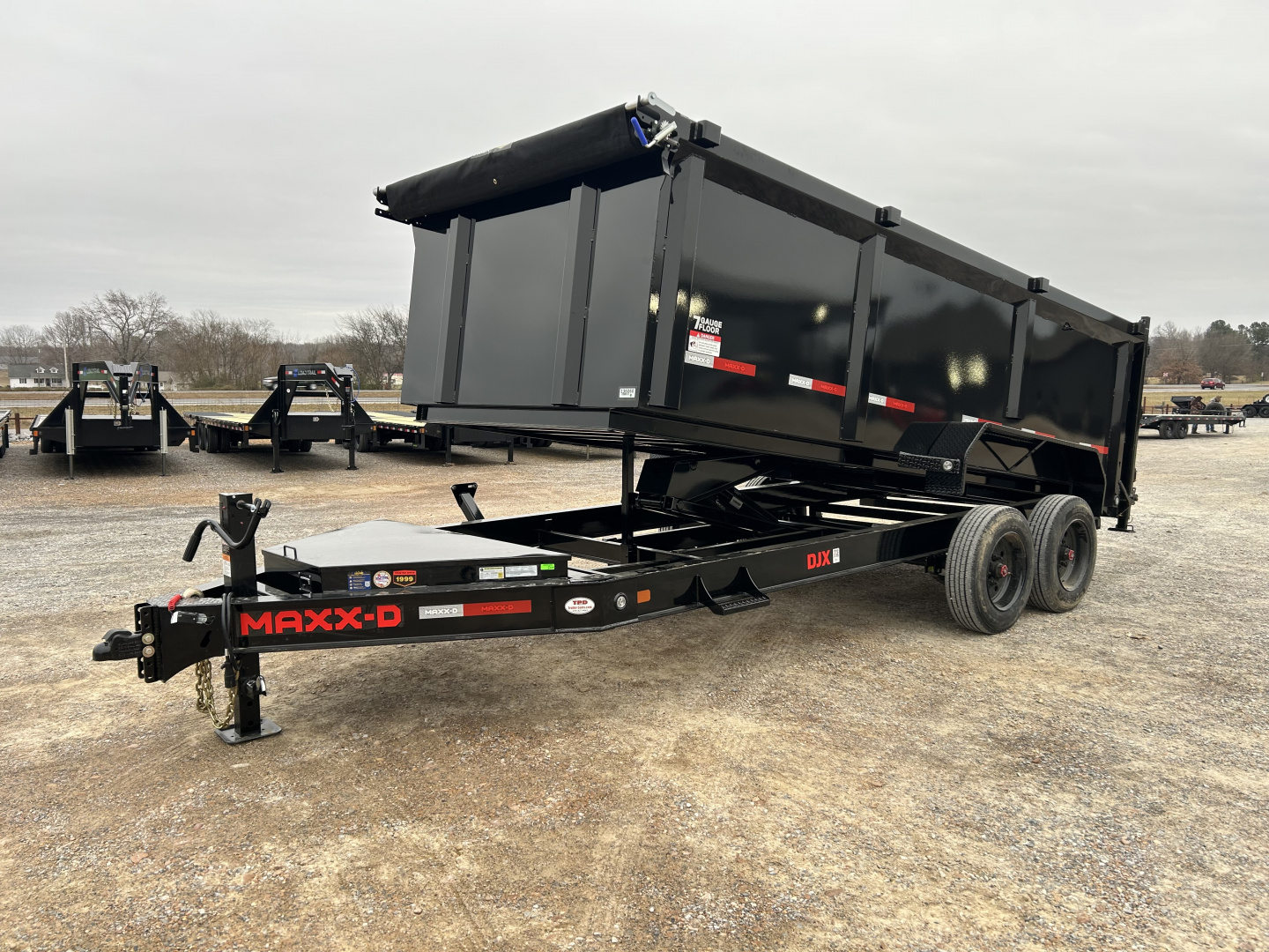 New 2026 MAXXD DJX 83"x16' 17.5k Dump Trailer