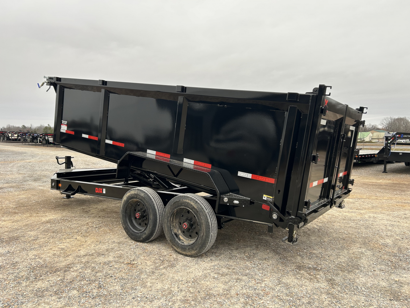 New 2026 MAXXD DJX 83"x16' 17.5k Dump Trailer