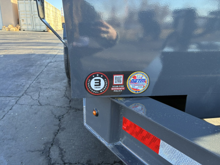 New 2026 Lamar Trailers 83"x16'DT-14K Telescopic Dump Trailer