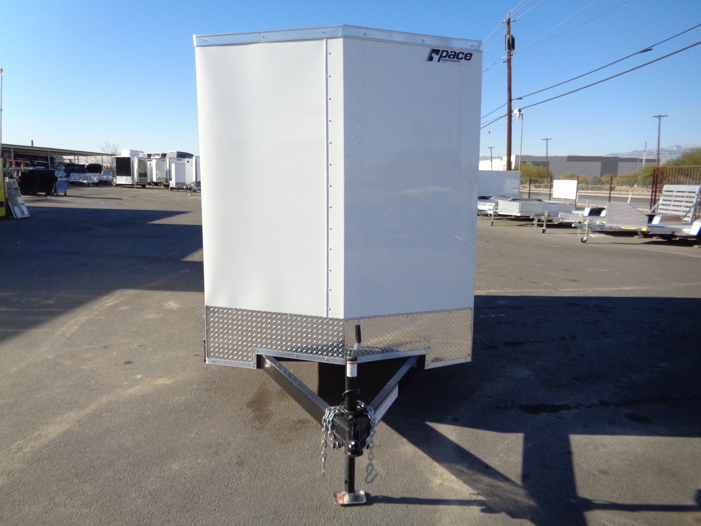 New 2026 Pace American 6x12 * Out Back DLX * V-Nose Single Axle Cargo Trailer