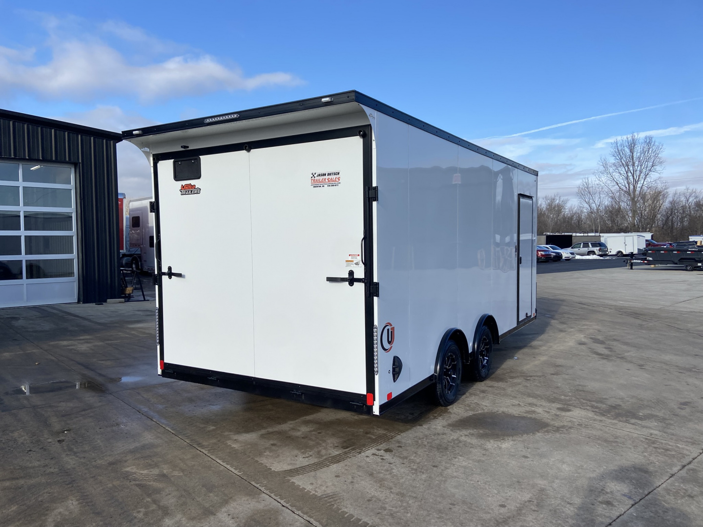 New United Cargo Enclosed Trailer 8.5 x 18