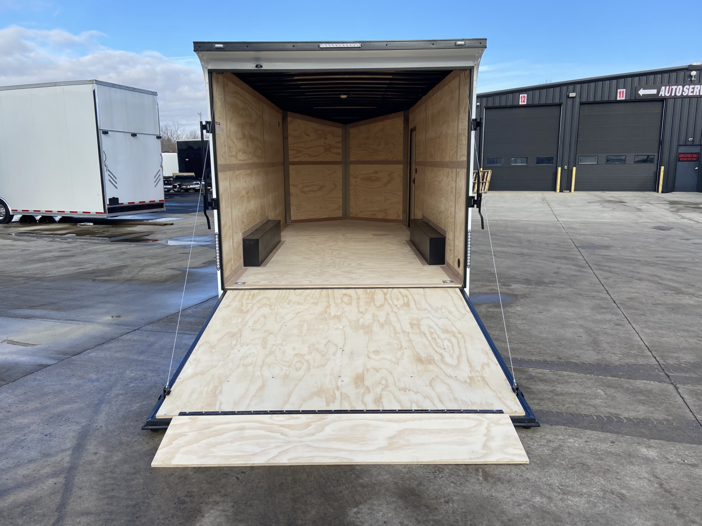 New United Cargo Enclosed Trailer 8.5 x 18