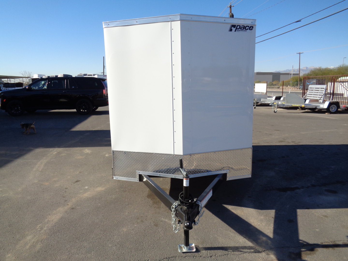 New 2026 Pace American 6x10 * Out Back DLX * V-Nose Single Axle Cargo Trailer w/ Double Rear Doors