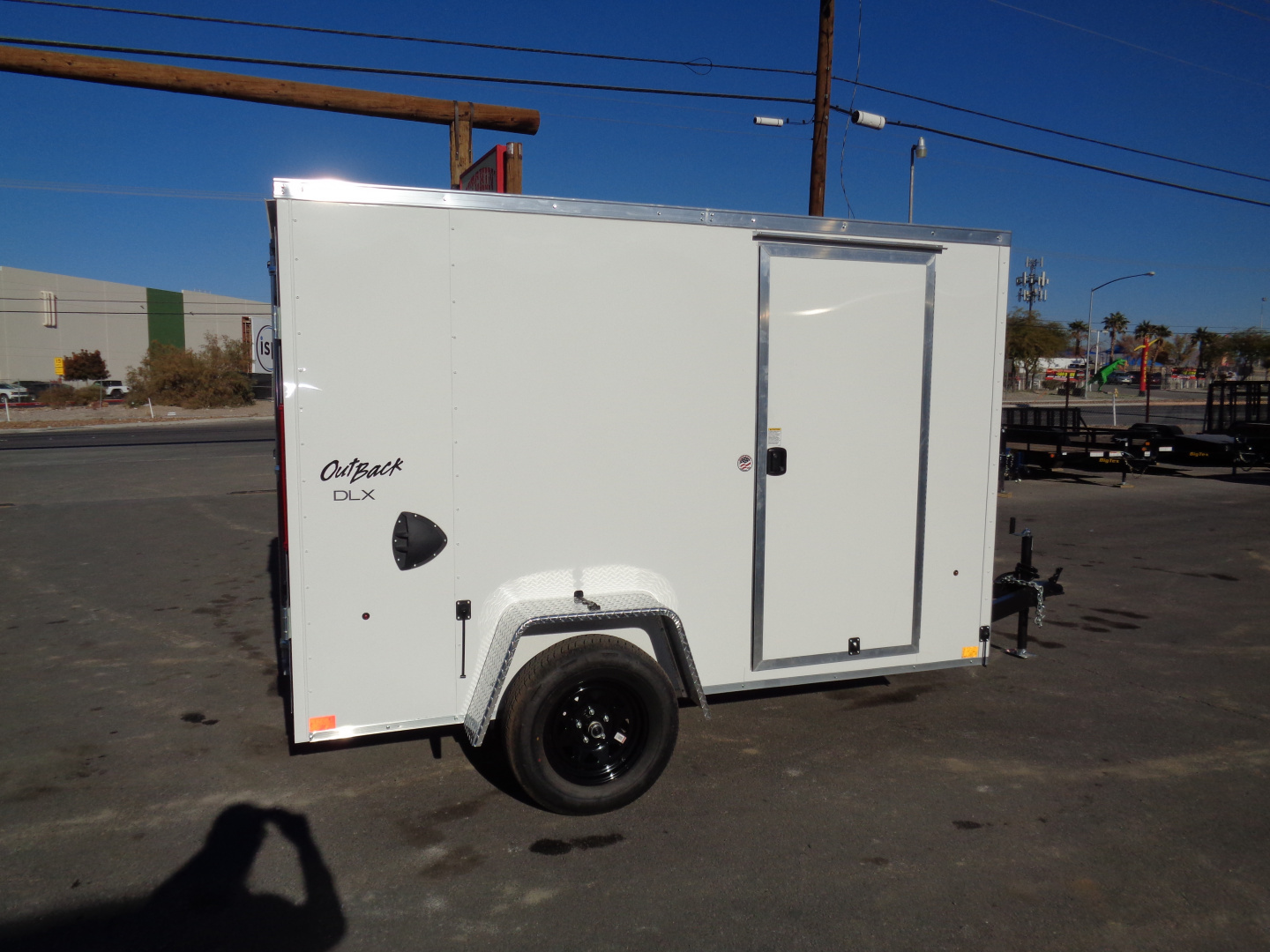 New 2026 Pace American 6x10 * Out Back DLX * V-Nose Single Axle Cargo Trailer w/ Double Rear Doors