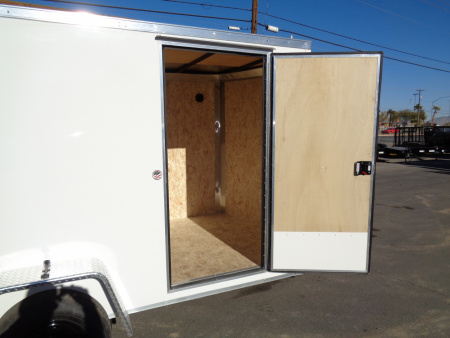 New 2026 Pace American 6x10 * Out Back DLX * V-Nose Single Axle Cargo Trailer w/ Double Rear Doors