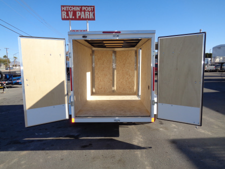 New 2026 Pace American 6x10 * Out Back DLX * V-Nose Single Axle Cargo Trailer w/ Double Rear Doors