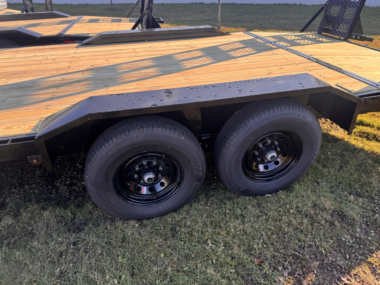 New 2026 Down 2 Earth Trailers DTE10220EDO7B 14K Equipment Trailer DECKOVER DRIVE OVER FENDERS