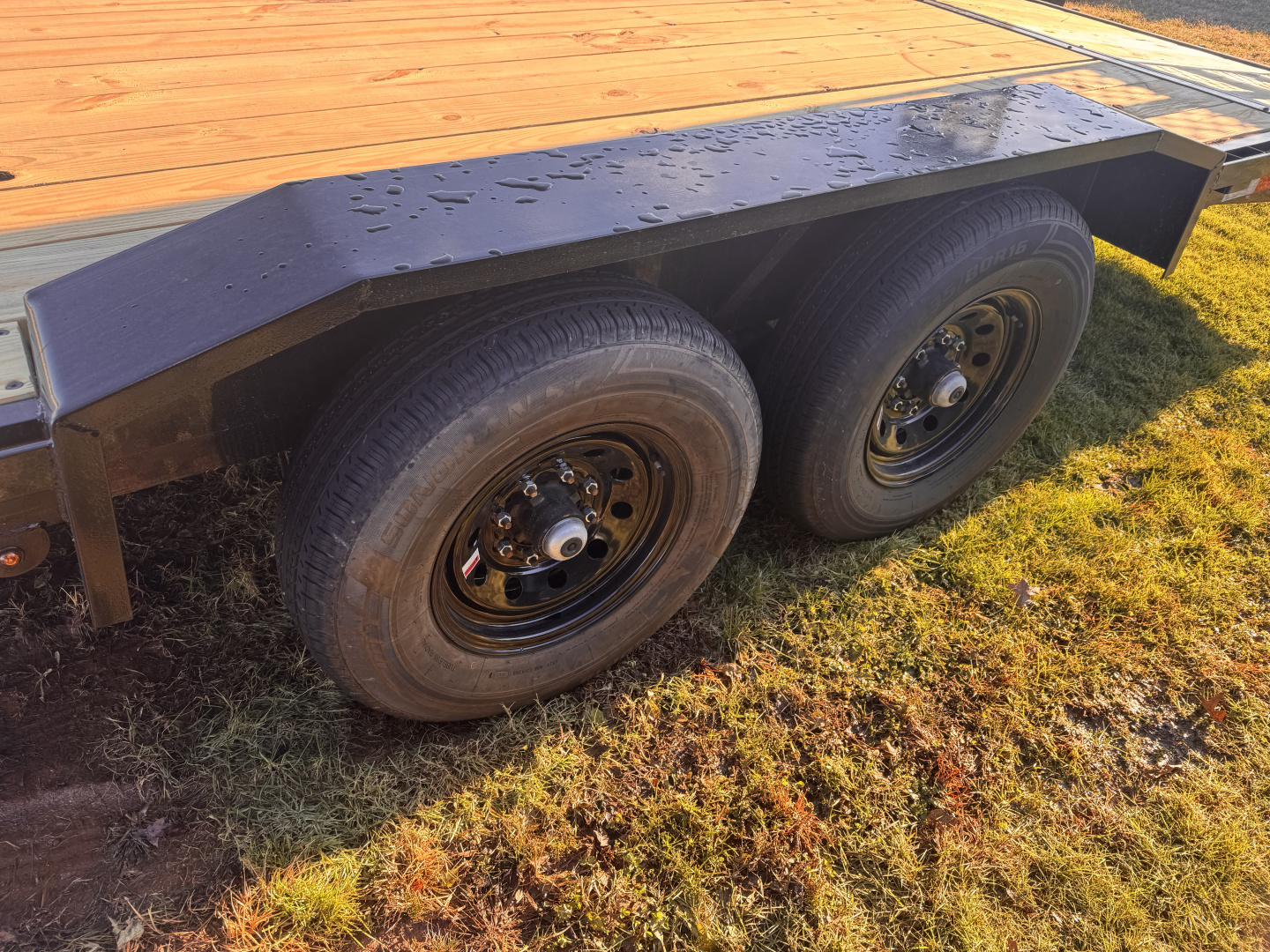 New 2026 Down 2 Earth Trailers DTE10224EDO7B Equipment Trailer 14K DECKOVER DRIVE OVER FENDERS