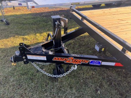 New 2026 Down 2 Earth Trailers DTE10224EDO7B Equipment Trailer 14K DECKOVER DRIVE OVER FENDERS