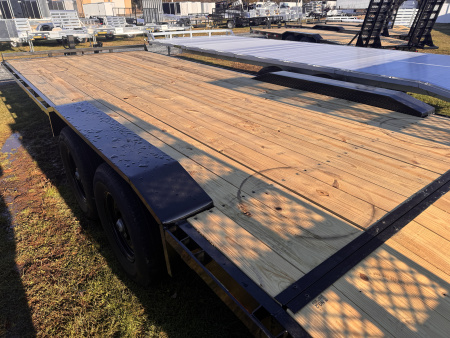 New 2026 Down 2 Earth Trailers DTE10224EDO7B Equipment Trailer 14K DECKOVER DRIVE OVER FENDERS