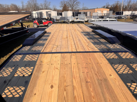 New 2026 Down 2 Earth Trailers DTE10224EDO7B Equipment Trailer 14K DECKOVER DRIVE OVER FENDERS