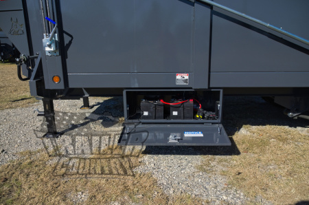 New 2025 NEW 102'' x 20' Dual Tandem 3 Stage Telescopic Gooseneck Dump Trlr w/ 48" High Sides