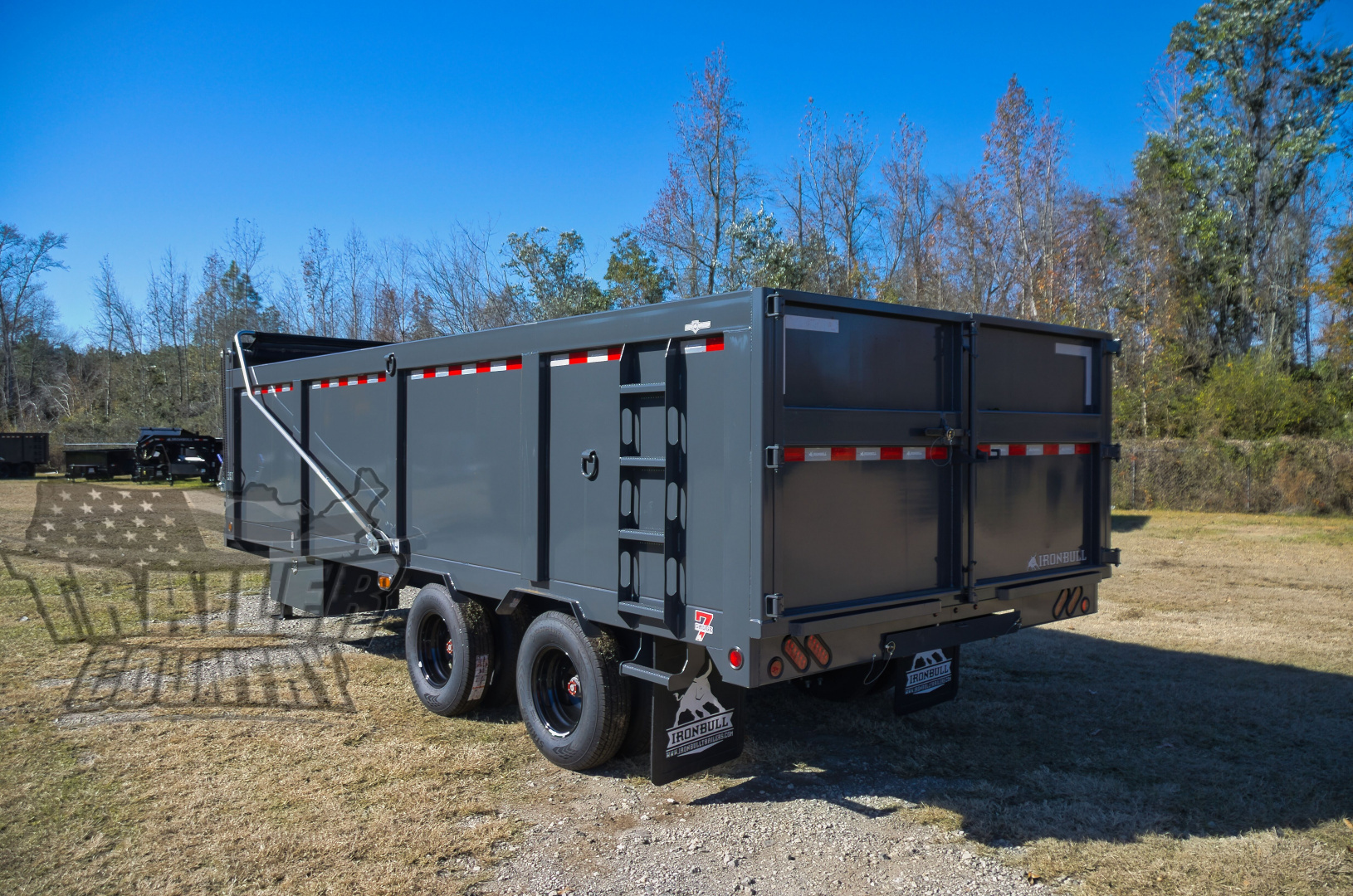 New 2025 NEW 102'' x 20' Dual Tandem 3 Stage Telescopic Gooseneck Dump Trlr w/ 48" High Sides