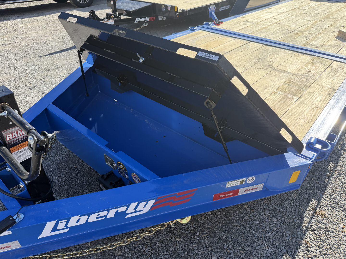 New 2026 Liberty LT Tilt Trailer 22’ FORK HOLDERS & TOOL BOX 8K AXLES 17.5K G.V.W.R.