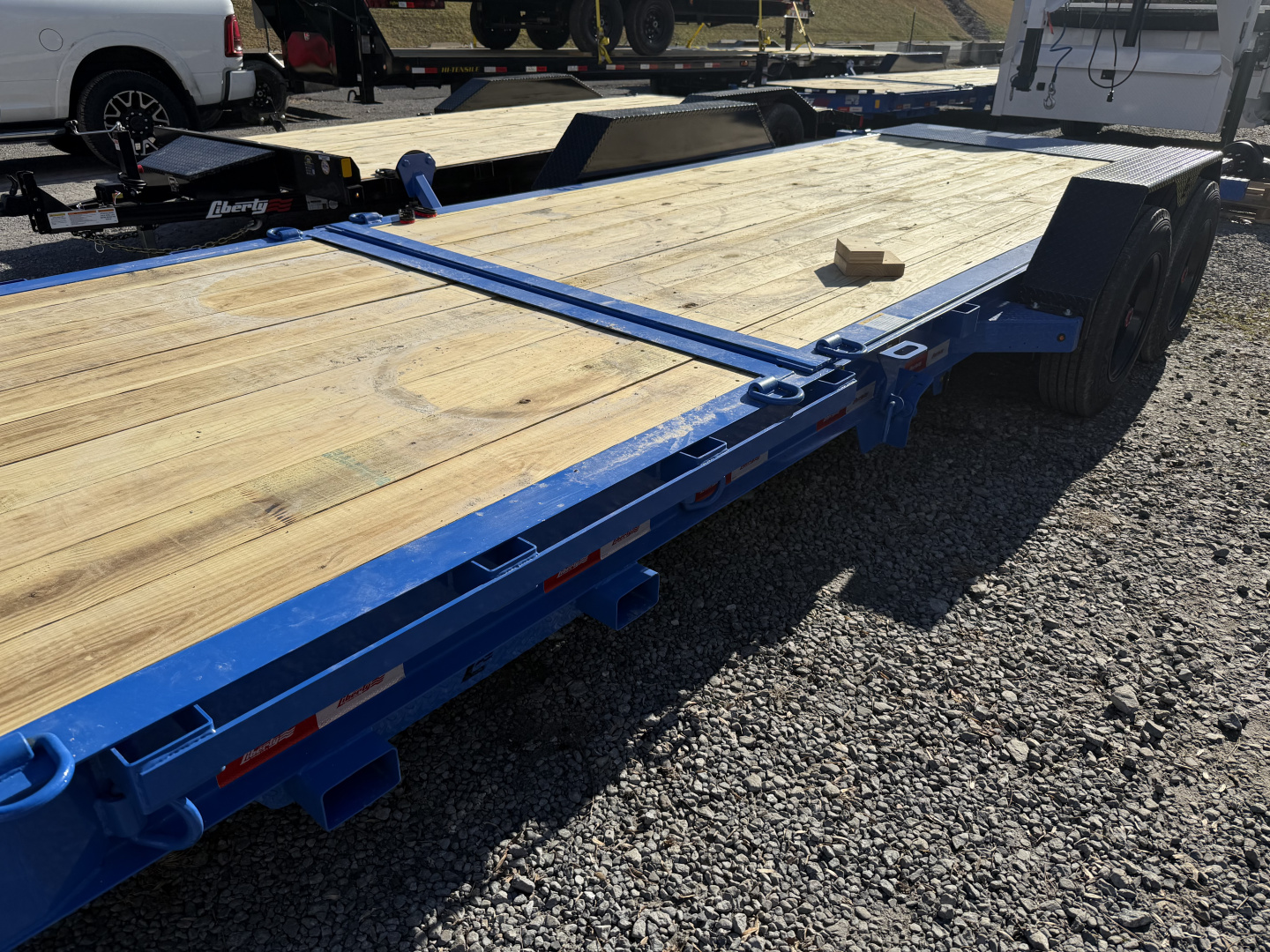 New 2026 Liberty LT Tilt Trailer 22’ FORK HOLDERS & TOOL BOX 8K AXLES 17.5K G.V.W.R.