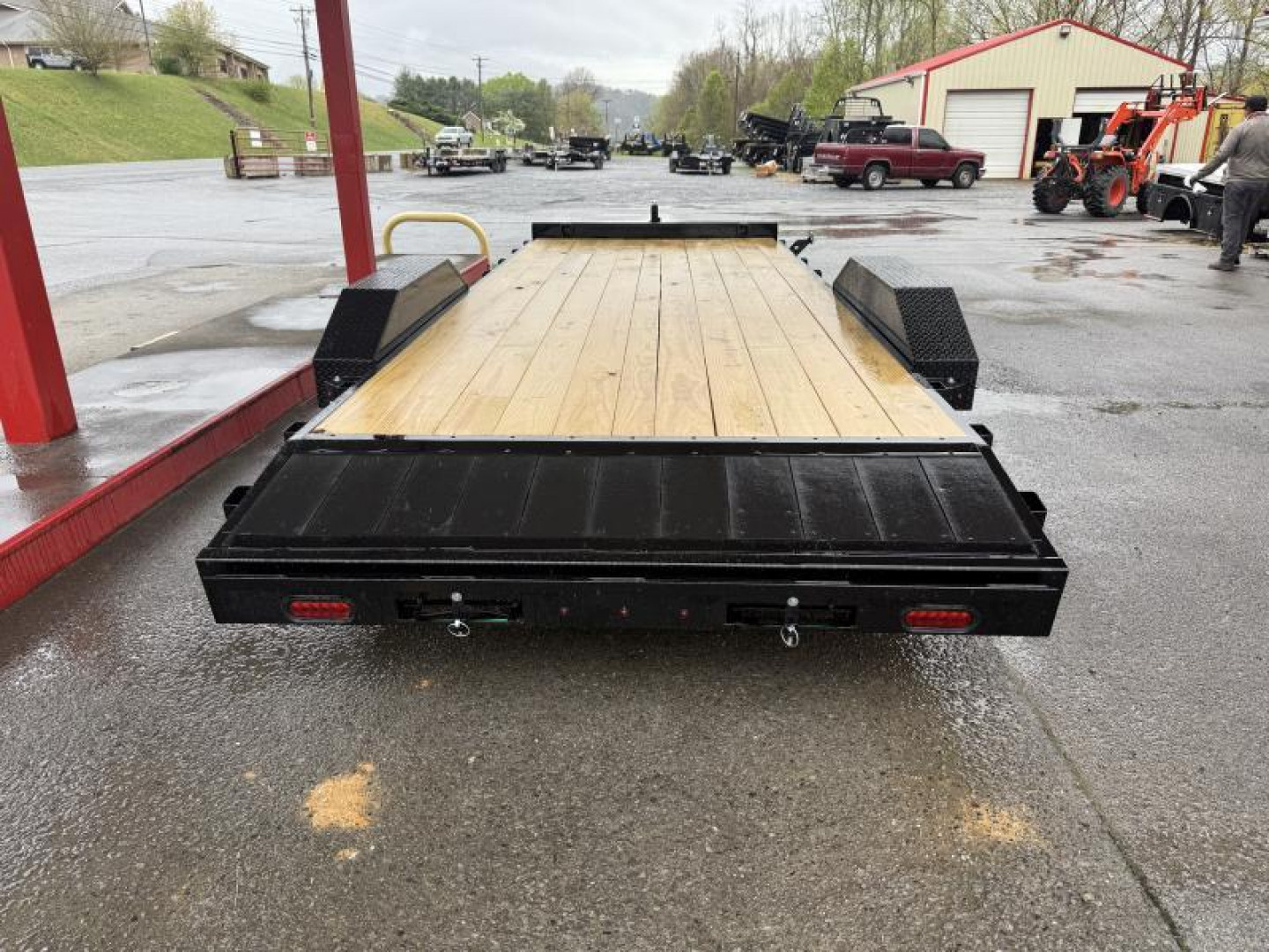 New 2026 Liberty Lc Car Hauler 18’ SLIDE OUT RAMPS TOOL BOX