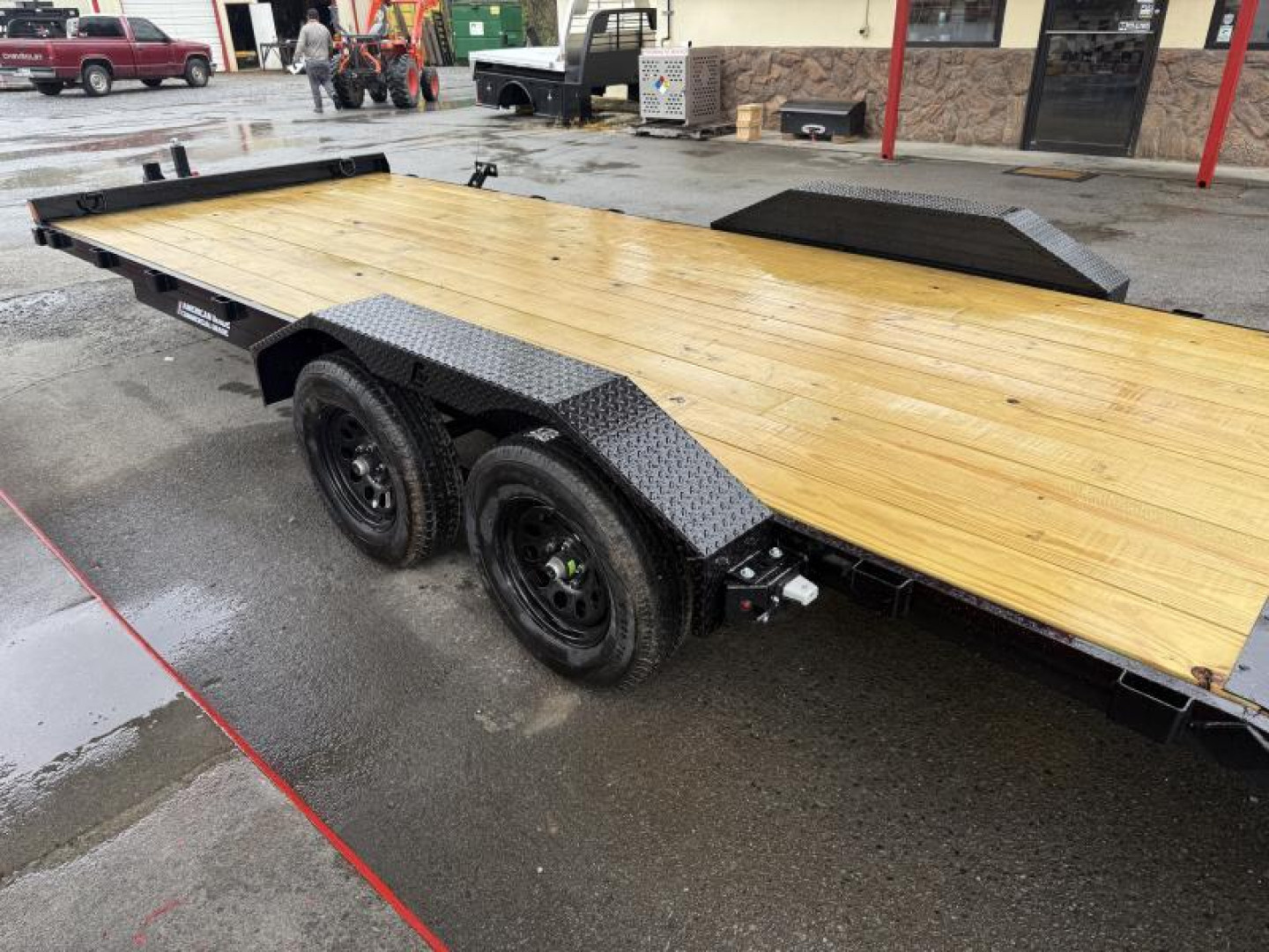 New 2026 Liberty Lc Car Hauler 18’ SLIDE OUT RAMPS TOOL BOX