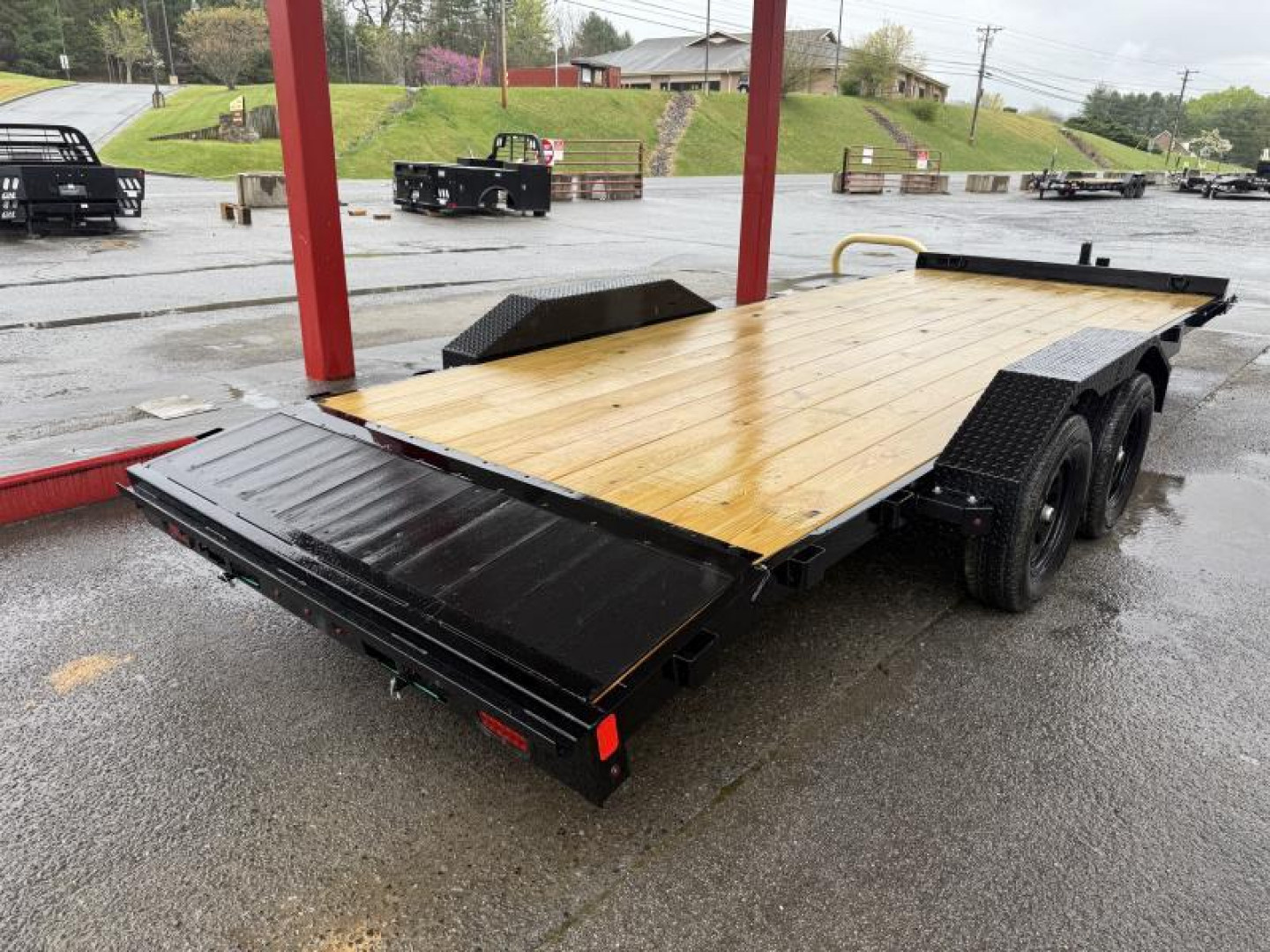 New 2026 Liberty Lc Car Hauler 18’ SLIDE OUT RAMPS TOOL BOX