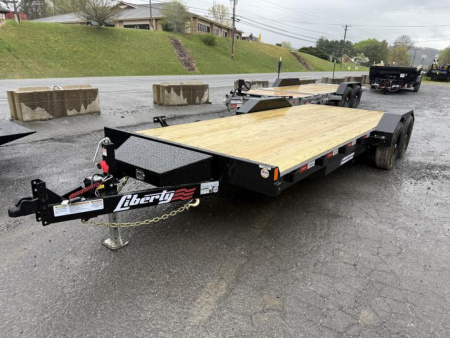 New 2026 Liberty Lc Car Hauler 18’ SLIDE OUT RAMPS TOOL BOX