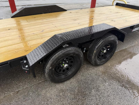 New 2026 Liberty Lc Car Hauler 18’ SLIDE OUT RAMPS TOOL BOX