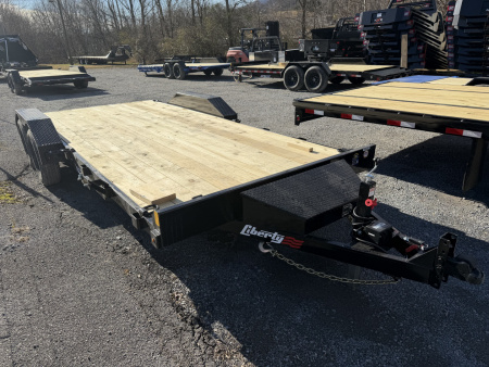 New 2026 Liberty Lc Car Hauler 18’ SLIDE OUT RAMPS TOOL BOX
