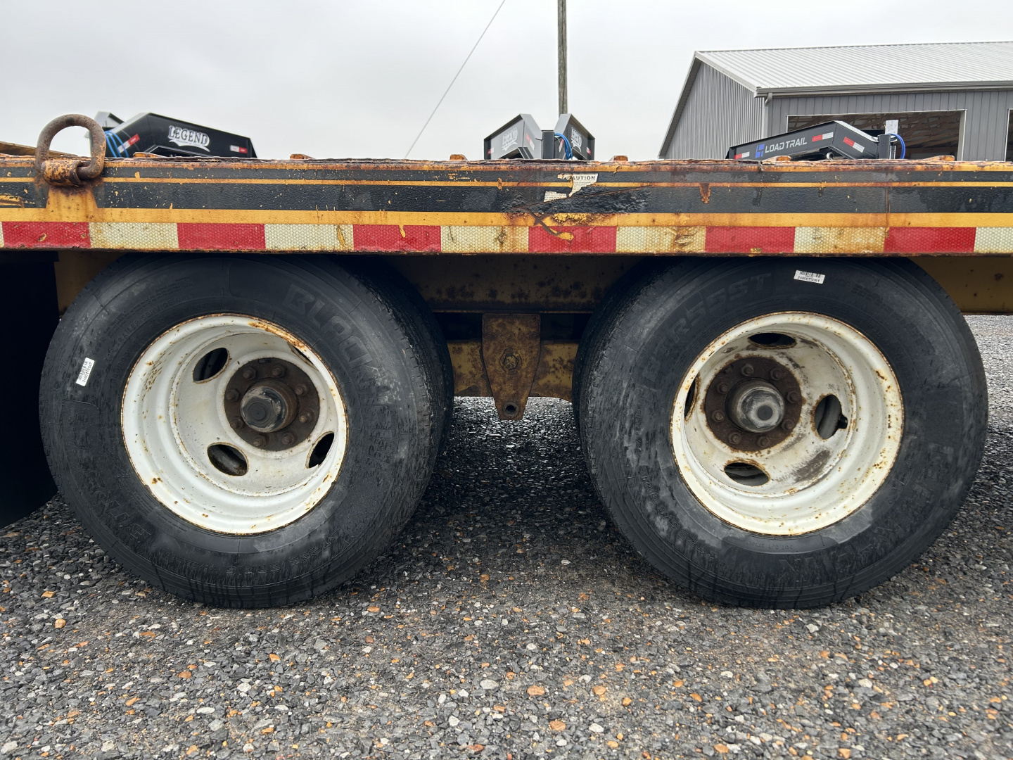 Used 2015 Cam Superline 102X25 25.9K Deckover Flatbed Trailer