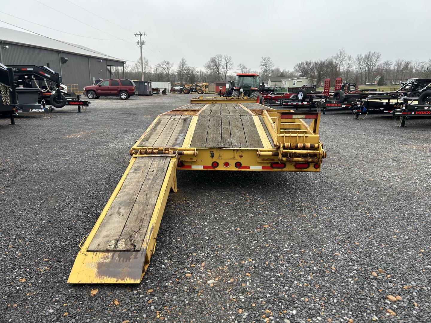 Used 2015 Cam Superline 102X25 25.9K Deckover Flatbed Trailer